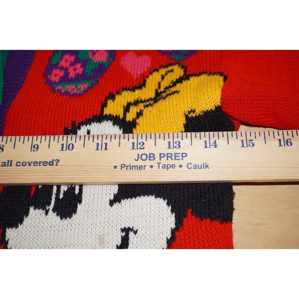 Vintage Mickey & Minnie Mouse Kids Sweater – Mickey’s Stuff for Kids 90s Disney - Picture 9 of 9